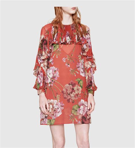 gucci dress with flowers|Gucci Women's Floral Dresses .